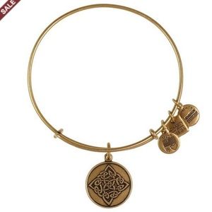 Gold Celtic Knot Bangle by Alex & Ani